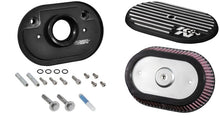 Load image into Gallery viewer, K&amp;N Street Metal Intake System 2017 Harley Davidson Shaker Black H/D Touring Models Cold Air Intakes K&amp;N Engineering   
