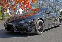 Load image into Gallery viewer, Perrin 2020 Toyota Supra Tow Hook Kit (Front) - Black Tow Hooks Perrin Performance   
