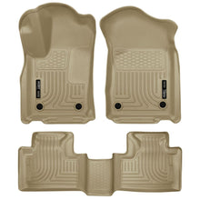 Load image into Gallery viewer, Husky Liners 16-22 Dodge Durango Weatherbeater Tan Front &amp; 2nd Seat Floor Liners Floor Mats - Rubber Husky Liners
