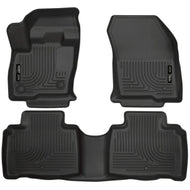 Husky Liners 2016 Lincoln MKX WeatherBeater Combo Black Floor Liners Floor Mats - Rubber Husky Liners