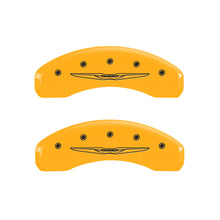 Load image into Gallery viewer, MGP 4 Caliper Covers Engraved Front &amp; Rear MGP Black finish silver ch Caliper Covers MGP
