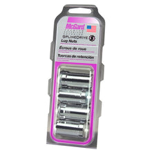 Load image into Gallery viewer, McGard SplineDrive Lug Nut (Cone Seat) 1/2-20 / 1.60in. Length (4-Pack) - Chrome (Req. Tool) Lug Nuts McGard
