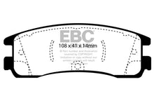 Load image into Gallery viewer, EBC 08-09 Buick Allure (Canada) 5.3 Ultimax2 Rear Brake Pads Brake Pads - OE EBC   
