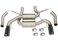 Load image into Gallery viewer, aFe MACHForce XP 2.5in Axle Back Stainless Exhaust w/ Black Tips 07-13 BMW 335i 3.0L L6 (E90/92) N55 Axle Back aFe
