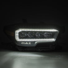 Load image into Gallery viewer, AlphaRex 16-20 Toyota Tacoma NOVA LED Projector Headlights Plank Style Black w/Activation Light Headlights AlphaRex
