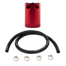 Load image into Gallery viewer, Mishimoto Compact Baffled Oil Catch Can - 2-Port - Red Oil Catch Cans Mishimoto
