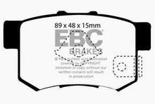 Load image into Gallery viewer, EBC 2010-2012 Acura RDX 2.3L Turbo Bluestuff Rear Brake Pads Brake Pads - Racing EBC   

