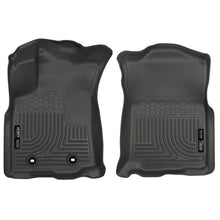 Load image into Gallery viewer, Husky Liners 2016 Toyota Tacoma w/ Auto Trans WeatherBeater Front Black Floor Liners Floor Mats - Rubber Husky Liners
