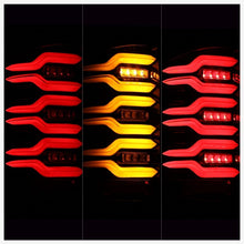 Load image into Gallery viewer, AlphaRex 14-18 Chevy Silverado 1500 Luxx-Series LED Tail Lights Alpha-Black w/Activ Light/Seq Signal Tail Lights AlphaRex
