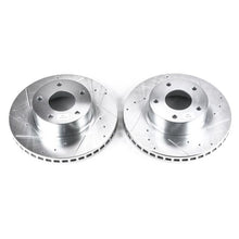 Load image into Gallery viewer, Power Stop 2004 Pontiac GTO Front Evolution Drilled &amp; Slotted Rotors - Pair Brake Rotors - Slot &amp; Drilled PowerStop

