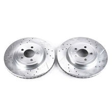 Load image into Gallery viewer, Power Stop 05-19 Chrysler 300 Front Evolution Drilled &amp; Slotted Rotors - Pair Brake Rotors - Slot &amp; Drilled PowerStop
