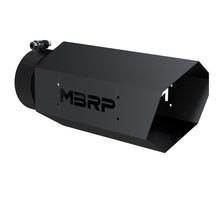 Load image into Gallery viewer, MBRP Universal Hex Tip 5in Inlet 16in length w/o Logo - Black Coated Tips MBRP   
