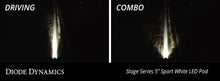 Load image into Gallery viewer, Diode Dynamics 07-18 Jeep JK Wrangler SS5 Bumper LED Pod Light Kit - Sport Yellow Combo Light Accessories and Wiring Diode Dynamics   
