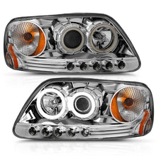 Load image into Gallery viewer, ANZO 1997.5-2003 Ford F-150 Projector Headlights w/ Halo Chrome 1pc Headlights ANZO
