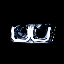 Load image into Gallery viewer, ANZO 1999-2006 Gmc Sierra 1500 Projector Headlights w/ U-Bar Black Headlights ANZO
