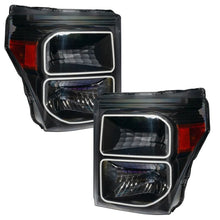 Load image into Gallery viewer, Oracle 11-16 Ford F250/350 LED HL - Black - ColorSHIFT w/ BC1 Controller SEE WARRANTY Headlights ORACLE Lighting   
