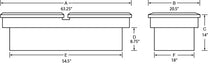 Load image into Gallery viewer, Lund 04-10 Chevy Colorado Ext. Cab (All Beds Gull-Wing Crossover) Challenger Tool Box - Brite Tool Storage LUND
