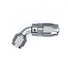 Load image into Gallery viewer, DeatschWerks 6 AN Female Flare Swivel 60-Degree Hose End CPE - Anodized Matte Black Fittings DeatschWerks

