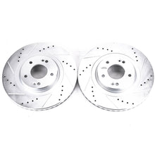 Load image into Gallery viewer, Power Stop 13-18 Hyundai Santa Fe Sport Front Evolution Drilled &amp; Slotted Rotors - Pair Brake Rotors - Slot &amp; Drilled PowerStop   
