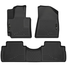 Load image into Gallery viewer, Husky Liners 2016 Kia Soul Weatherbeater Black Front &amp; 2nd Seat Floor Liners (Footwell Coverage) Floor Mats - Rubber Husky Liners
