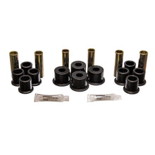 Load image into Gallery viewer, Energy Suspension 8/81-96 Ford F100/F150 2WD Black Rear Leaf Spring Bushing Set Bushing Kits Energy Suspension
