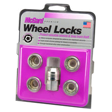 Load image into Gallery viewer, McGard Wheel Lock Nut Set - 5pk. (Under Hub Cap / Cone Seat) M14X.5 / 22mm Hex / .893in. L. - Silver Lug Nuts McGard
