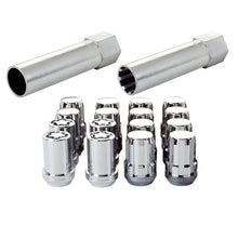 Load image into Gallery viewer, McGard SplineDrive Tuner 4 Lug Install Kit w/Locks &amp; Tool (Cone) M12x1.5 / 13/16 Hex - Chrome (CS) Lug Nuts McGard
