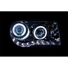 Load image into Gallery viewer, ANZO 2005-2010 Chrysler 300C Projector Headlights w/ Halo Chrome (CCFL) G2 Headlights ANZO
