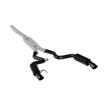Load image into Gallery viewer, MBRP 15-18 Ford Mustang EcoBoost 2.3L Black 3in Cat Back Dual Split Rear Exit (Street Version) Catback MBRP
