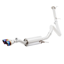 Load image into Gallery viewer, Mishimoto 14-16 Ford Fiesta ST 1.6L 2.5in Stainless Steel Cat-Back Exhaust w/ Burnt Ti Tips Catback Mishimoto
