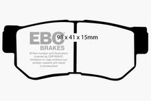 Load image into Gallery viewer, EBC 01-06 Hyundai Santa Fe 2.4 Greenstuff Rear Brake Pads Brake Pads - Performance EBC   

