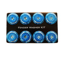 Load image into Gallery viewer, NRG Fender Washer Kit w/Color Matched M8 Bolt Rivets For Plastic (Blue) - Set of 8 Hardware Kits - Other NRG
