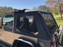 Load image into Gallery viewer, Rampage 18-21 Jeep Wrangler (JL) Unlimited Frameless TrailView Fastback Soft Top Kit - Black Diamond Soft Tops Rampage
