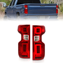 Load image into Gallery viewer, Anzo 19-21 Chevy Silverado Full LED Tailights Chrome Housing Red/Clear Lens G2 (w/C Light Bars) Tail Lights ANZO
