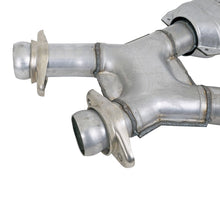 Load image into Gallery viewer, BBK 79-93 Mustang 5.0 Short Mid X Pipe w Catalytic Converters 2-1/2 For Automatic Long Tube Headers X Pipes BBK
