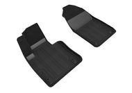 3D MAXpider 18-21 Volvo XC60 Elegant Hybrid 1st Row Floormat - Black Floor Mats Carpeted 3D MAXpider   