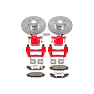 Power Stop 09-13 Subaru Forester Rear Z26 Street Warrior Brake Kit w/Calipers Brake Kits - Performance D&S PowerStop   