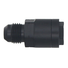 Load image into Gallery viewer, DeatschWerks 6AN Male Flare to 5/16in Female EFI Quick Connect Adapter - Anodized Matte Black Fuel Components Misc DeatschWerks
