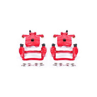 Power Stop 05-06 Saab 9-2X Rear Red Calipers w/Brackets - Pair Brake Calipers - Perf PowerStop   