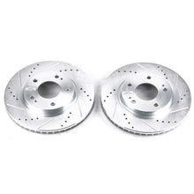 Load image into Gallery viewer, Power Stop 01-05 Chrysler Sebring Front Evolution Drilled &amp; Slotted Rotors - Pair Brake Rotors - Slot &amp; Drilled PowerStop
