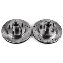 Load image into Gallery viewer, Power Stop 82-87 Buick Regal Front Evolution Drilled &amp; Slotted Rotors - Pair Brake Rotors - Slot &amp; Drilled PowerStop
