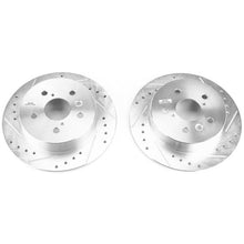 Load image into Gallery viewer, Power Stop 18-19 Toyota Camry Rear Evolution Drilled &amp; Slotted Rotors - Pair Brake Rotors - Slot &amp; Drilled PowerStop   
