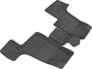 3D MAXpider 20132018 Mercedes-Benz GLS-Class/GL-Class X166 Kagu 3rd Row Floormats - Black Floor Mats - Rubber 3D MAXpider   