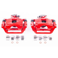 Power Stop 12-16 Chrysler Town & Country Rear Red Calipers w/Brackets - Pair Brake Calipers - Perf PowerStop   