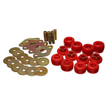 Load image into Gallery viewer, Energy Suspension 93-98 Toyota T100 Red Body Cab Mount Set Bushing Kits Energy Suspension
