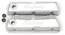 Load image into Gallery viewer, Edelbrock Valve Cover Signature Series Ford 260-289-302-351W CI V8 Chrome Valve Covers Edelbrock
