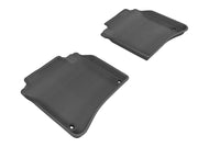 3D MAXpider 2014-2019 Mercedes-Benz S-Class W222 Kagu 2nd Row Floormats - Black Floor Mats - Rubber 3D MAXpider   