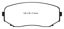 Load image into Gallery viewer, EBC 11-14 Ford Edge 2.0 Turbo Redstuff Front Brake Pads Brake Pads - Performance EBC   
