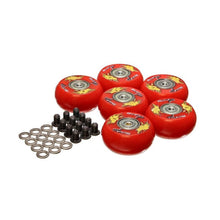 Load image into Gallery viewer, Energy Suspension 2in /50 Mm Wheel (6 Ea) - Red Tools Energy Suspension
