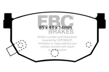 Load image into Gallery viewer, EBC 99-01 Hyundai Elantra 2.0 Greenstuff Rear Brake Pads Brake Pads - Performance EBC   
